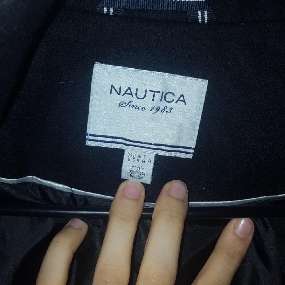 NWOT Nautica Wool Peacoat - Picture 3 of 8